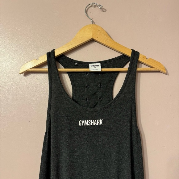 Gymshark Lace Up Vest Tank Black Women Size M - Picture 2 of 7